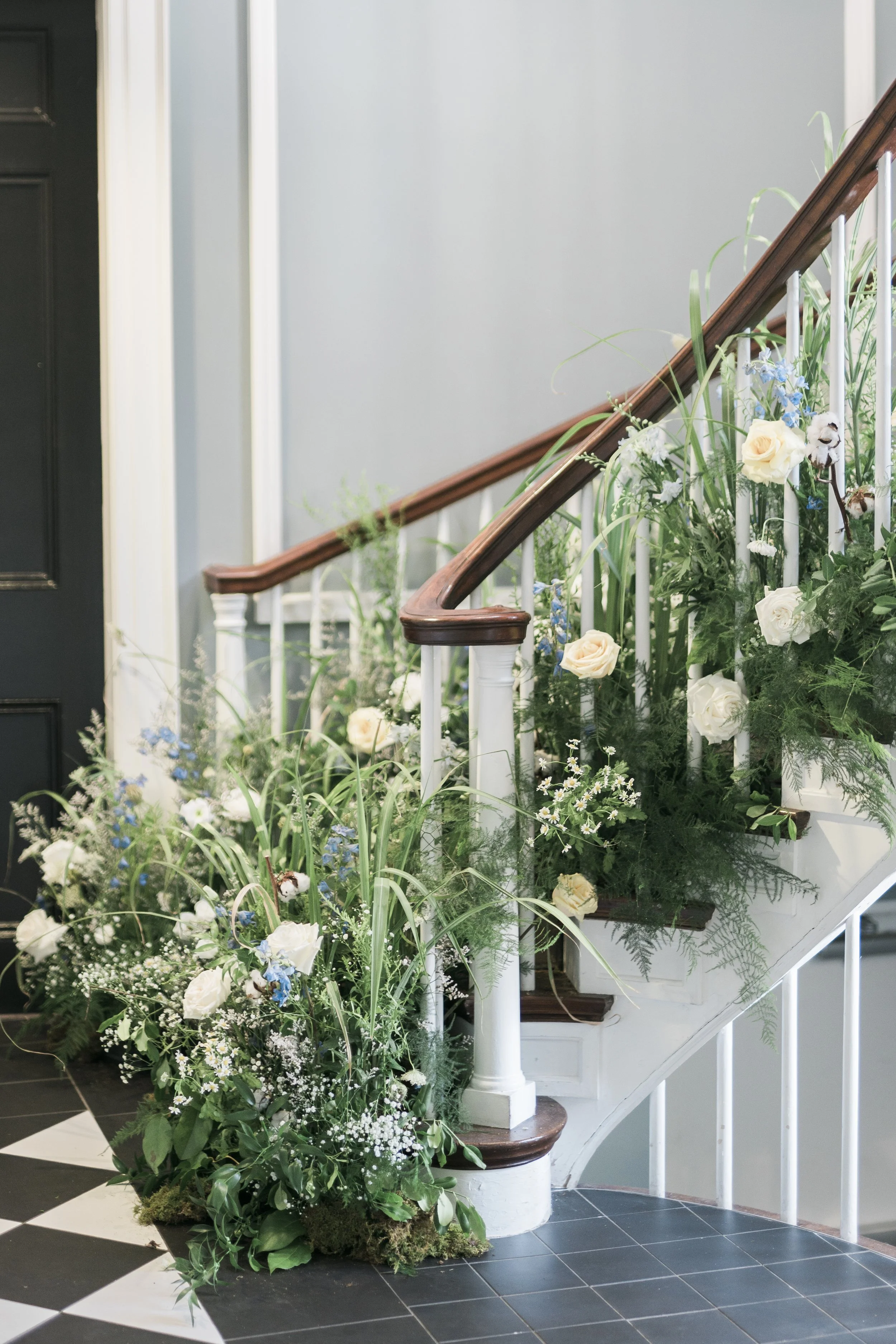 Staircase meadow installation